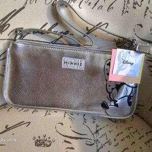 Dani Minnie Mouse NWT handbag metallic silver